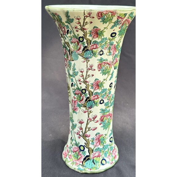 Stunning 10” Antique French Artist Signed Asian Style Vase Amazing Color! -S1 - Picture 3 of 11